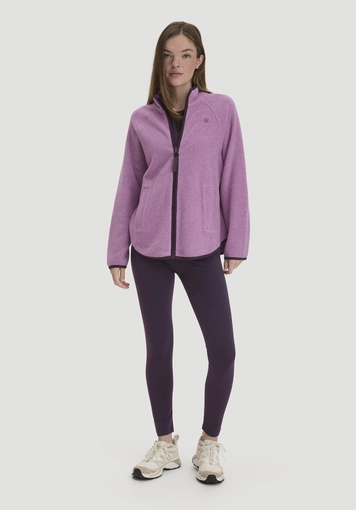 Fleece Jacke Relaxed ACTIVE LIGHT aus Bio-Baumwolle - 1