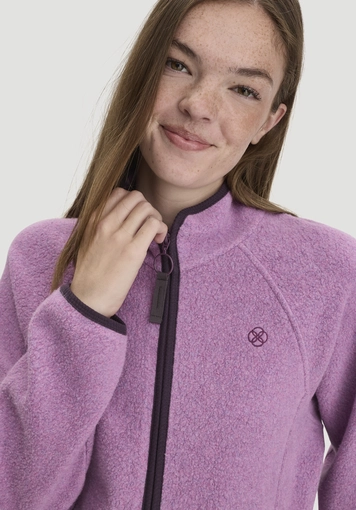 Fleece Jacke Relaxed ACTIVE LIGHT aus Bio-Baumwolle - 3