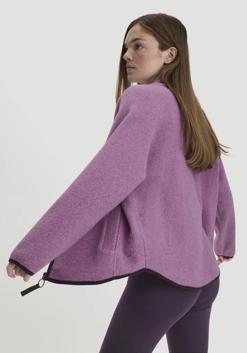 Fleece Jacke Relaxed ACTIVE LIGHT aus Bio-Baumwolle - 4