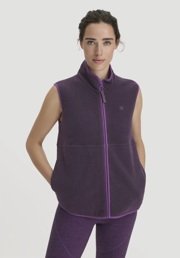 Fleece Weste Regular ACTIVE LIGHT aus reiner Bio-Baumwolle - 0