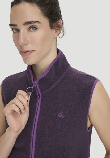 Fleece Weste Regular ACTIVE LIGHT aus reiner Bio-Baumwolle - 3