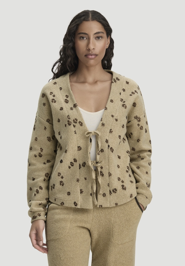 Fleece Jacke Relaxed aus reiner Bio-Baumwolle