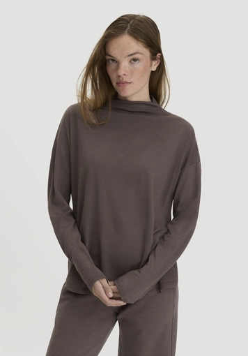 Longsleeve Oversize aus reiner Bio-Merinowolle - 0