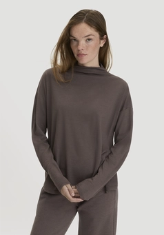 Longsleeve Oversize aus reiner Bio-Merinowolle