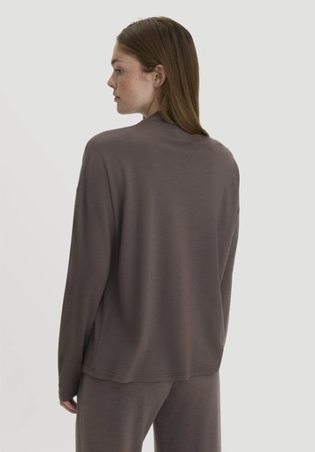 Longsleeve Oversize aus reiner Bio-Merinowolle - 2