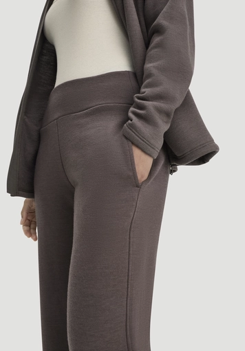 Wide Leg ACTIVE WOOL Trousers made from organic merino wool - 2