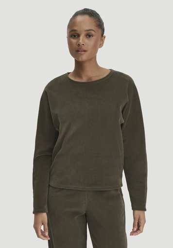Oversized long-sleeved top made from pure organic cotton - 0