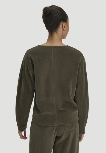 Oversized long-sleeved top made from pure organic cotton - 2