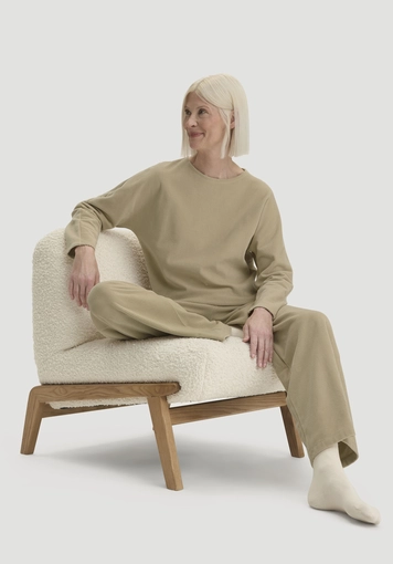 Longsleeve Oversized aus reiner Bio-Baumwolle - 1