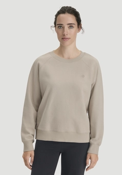 Relaxed sweatshirt made from organic cotton with recycled cotton