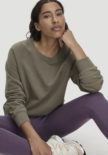 Relaxed sweatshirt made from organic cotton with recycled cotton - 3
