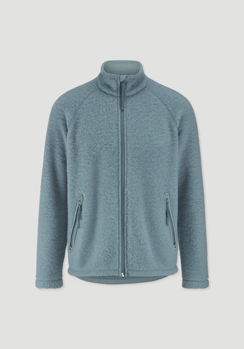 Wollfleece Jacke Regular aus reiner Bio-Merinowolle