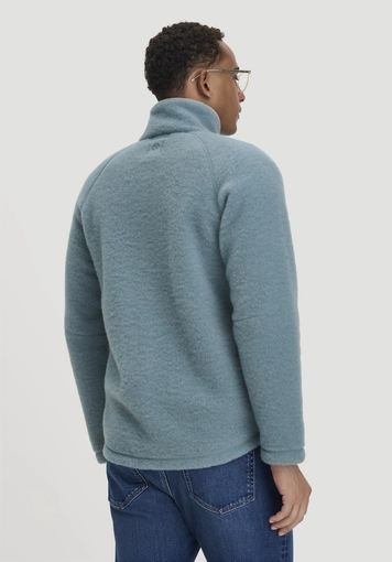 Regular wool fleece jacket made from pure organic merino wool - 2
