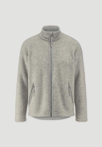 Wollfleece Jacke Regular aus reiner Bio-Merinowolle - 4