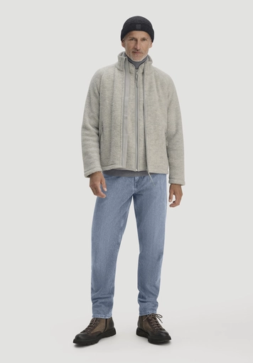 Wollfleece Jacke Regular aus reiner Bio-Merinowolle - 1