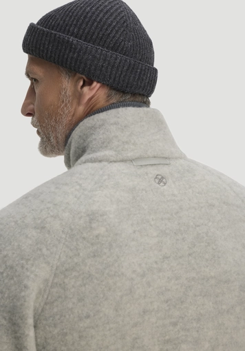 Wollfleece Jacke Regular aus reiner Bio-Merinowolle - 3