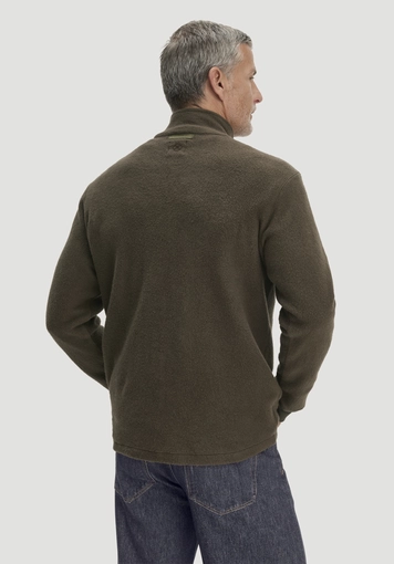 Fleece Troyer Relaxed made of pure organic cotton - 2