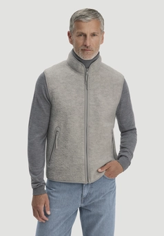Wollfleece Weste Regular aus reiner Bio-Merinowolle