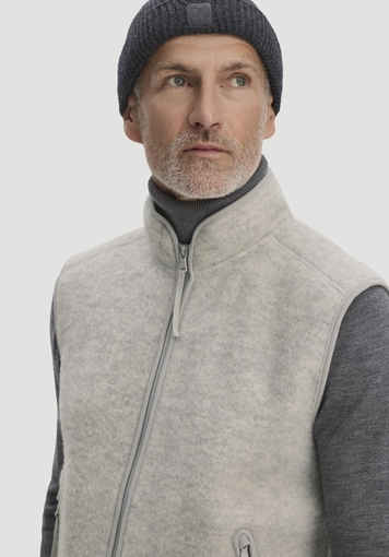 Wollfleece Weste Regular aus reiner Bio-Merinowolle - 3