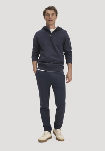 Regular size sweat hoodie made from organic cotton with recycled cotton - 1