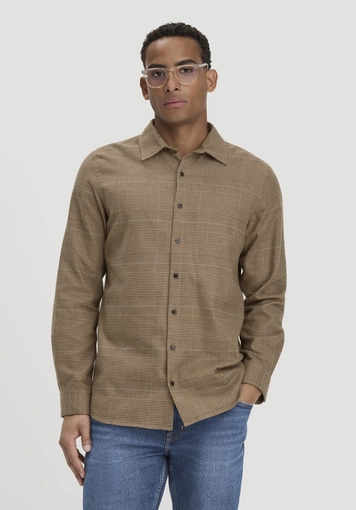 Flanell Karo Hemd Regular aus Bio-Baumwolle mit TENCEL™ Lyocell - 0