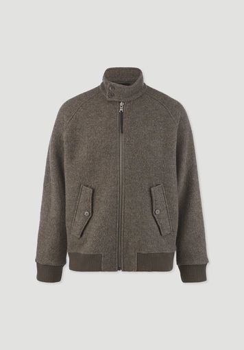 Harrington Walk Jacke Regular aus reiner Bio-Merinowolle - 4