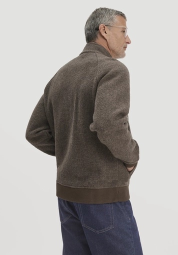 Harrington Walk Jacket Regular made from pure organic merino wool - 2