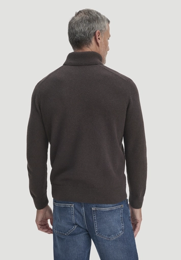 Rollkragen-Pullover Regular aus Bio-Merinowolle und Bio-Baumwolle - 2