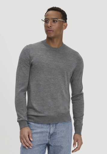 Pullover Regular aus reiner Bio-Merinowolle - 0