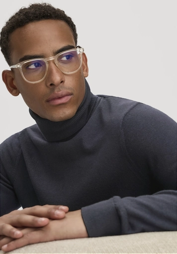 Rollkragenpullover Regular aus reiner Bio-Merinowolle - 3
