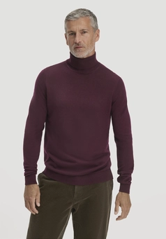 Rollkragenpullover Regular aus reiner Bio-Merinowolle
