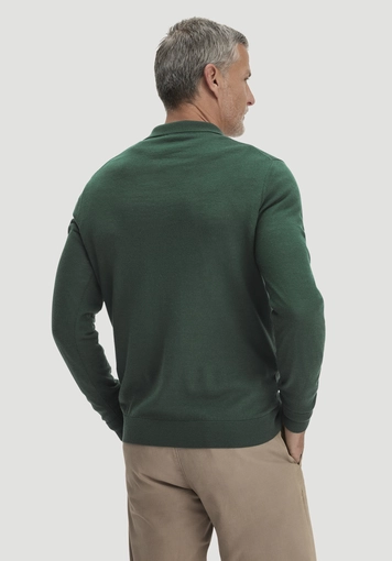 Strick Polo Regular aus reiner Bio-Merinowolle - 2