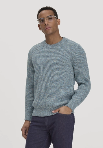 Strickpullover Regular aus reiner Bio-Baumwolle - 0