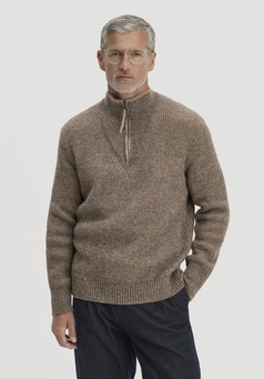 Rhön Double Knit Troyer Relaxed aus regionaler Schurwolle mit Bio-Baumwolle