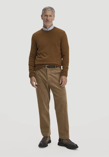 RONNEL Relaxed corduroy trousers made from organic cotton - 0