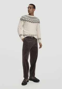 RONNEL Relaxed corduroy trousers made from organic cotton