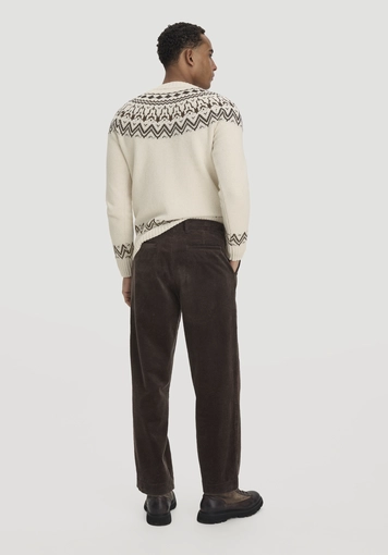 RONNEL Relaxed corduroy trousers made from organic cotton - 1