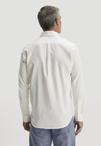 Jacquard shirt, regular fit, made from pure organic cotton - 2