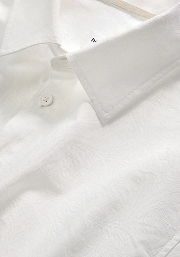 Jacquard Hemd Regular aus reiner Bio-Baumwolle - 6