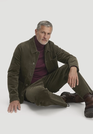 Corduroy blazer, regular fit, made from organic cotton - 4