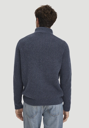 Double Knit Troyer Regular made from organic cotton, organic merino wool and recycled wool - 2