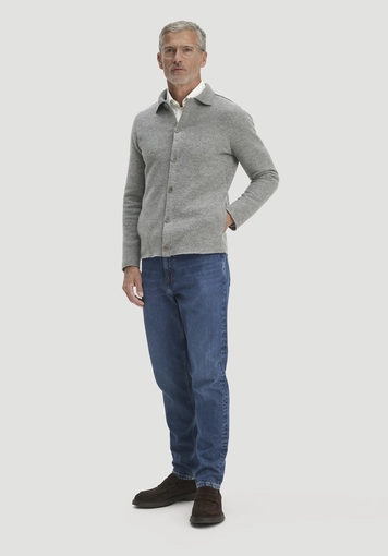 Strickjacke Regular aus reiner Bio-Merinowolle - 4
