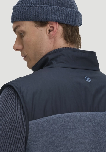 Wollfleece Weste Patched Regular aus reiner Bio-Merinowolle - 3