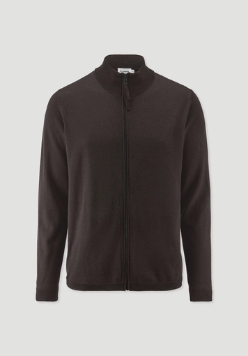 Regular cardigan made of pure organic merino wool Regular cardigan made of pure organic merino wool