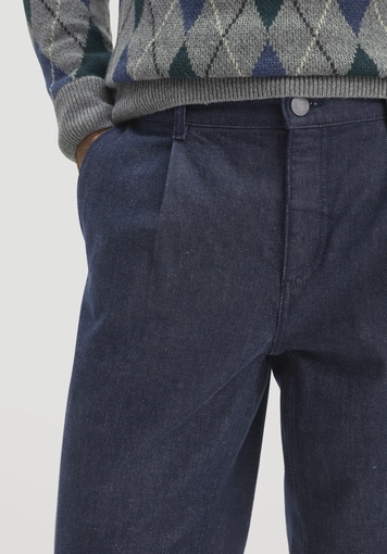 Jeans Relaxed Pleated aus reinem Bio-Denim - 3