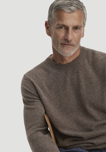 Strickpullover Regular BETTER RECYCLING mit recyceltem Cashmere - 3