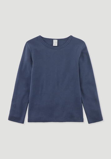 Long-sleeved shirt made from organic merino wool with silk Long-sleeved shirt made from organic merino wool with silk