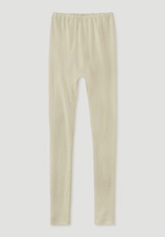 Leggings made from organic merino wool with silk