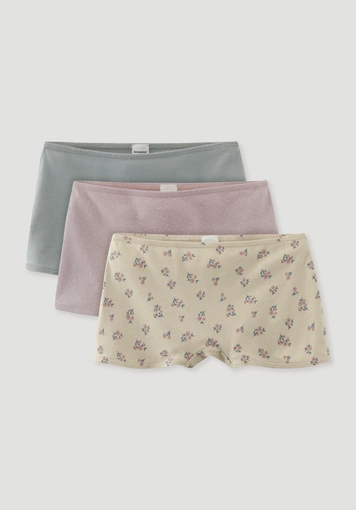 Panties 3-pack made from organic cotton