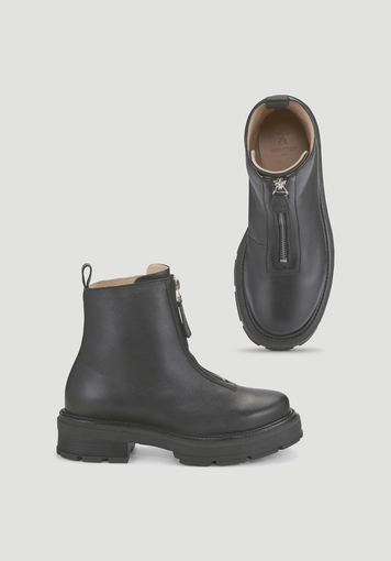 Ankle boots made of nappa cowhide leather - 0